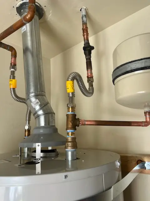 Water heater installation and plumbing repair in Jefferson